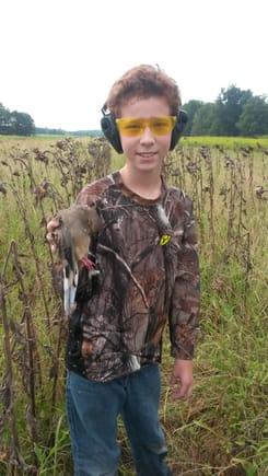 Youth dove hunt