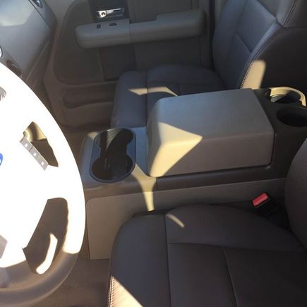 New center console instead of jump seat.