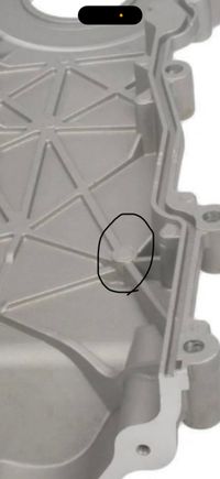 The circle is where the bolt broke true. 