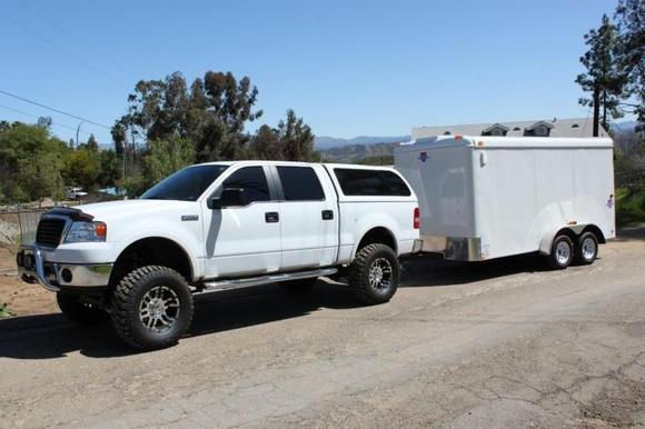 My Enclosed trailer 8x14  2250Dry Weight