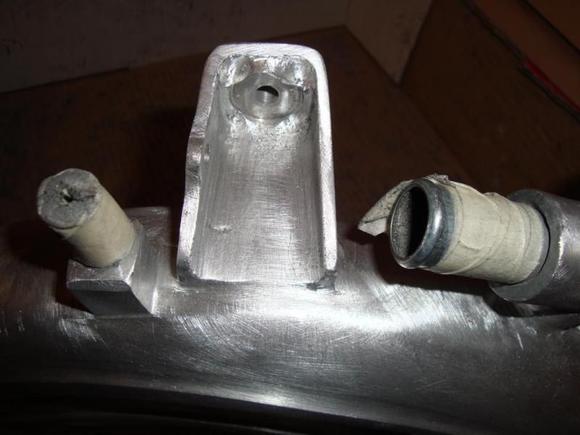 support bracket before fill