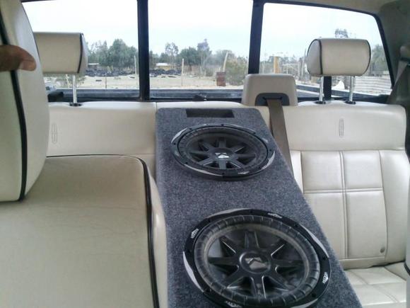 Custom sub box ported.