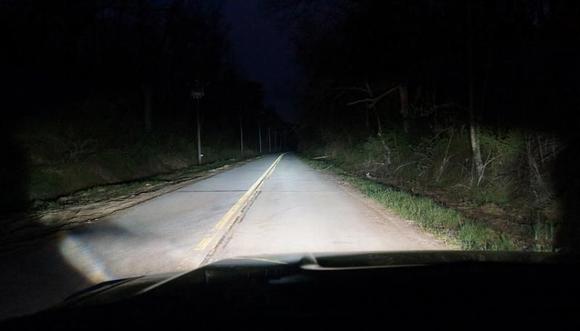 14April23 0003Vw High Beam with PIAA LED driving on