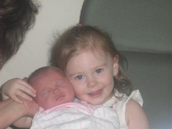 Keagan and her older sister Makenna