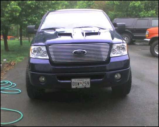New ram air hood and clear turn signals!!