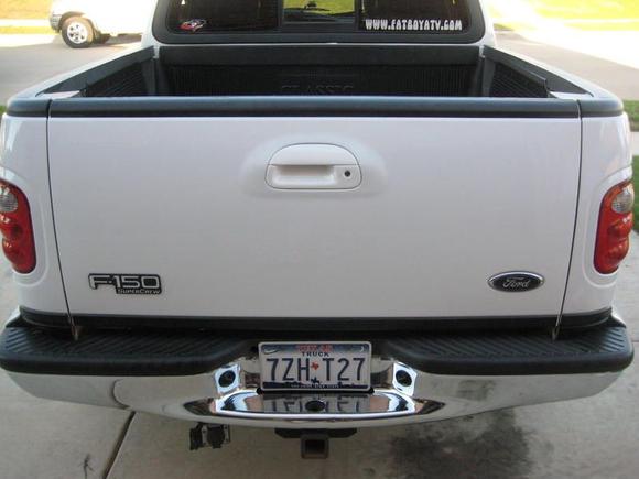 Tailgate re-assembled.