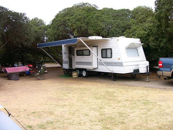 McGrath08 Taking it easy. Dry Camping