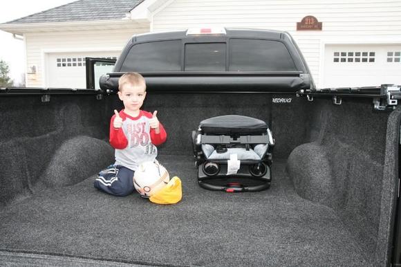 My Son with the Thumbs Up