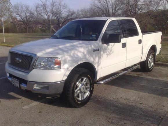 Truck all cleaned up after the road trip.