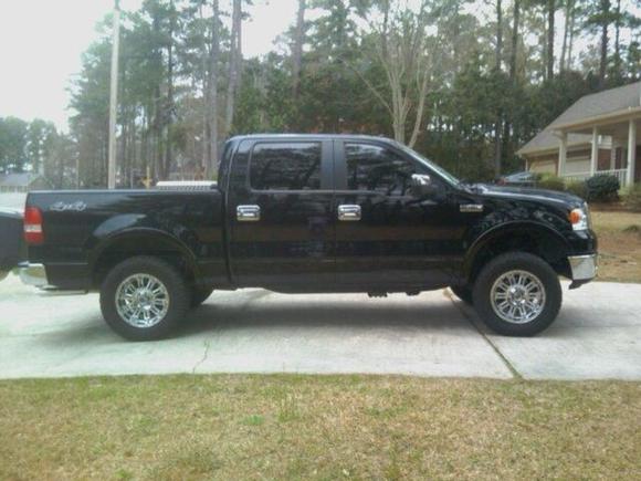 Just took the running boards off to make it look bigger