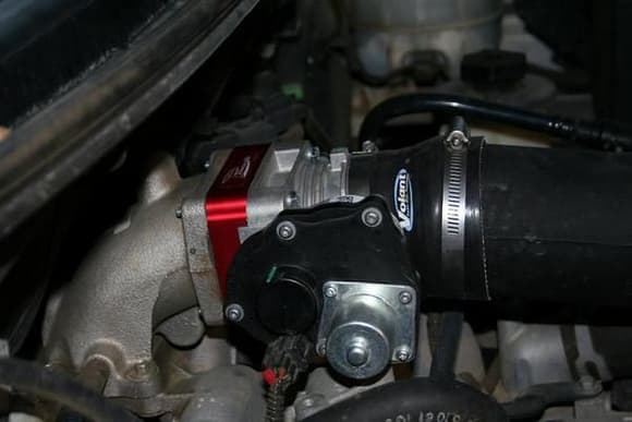 volant cold air intake and airaid throttle body spacer