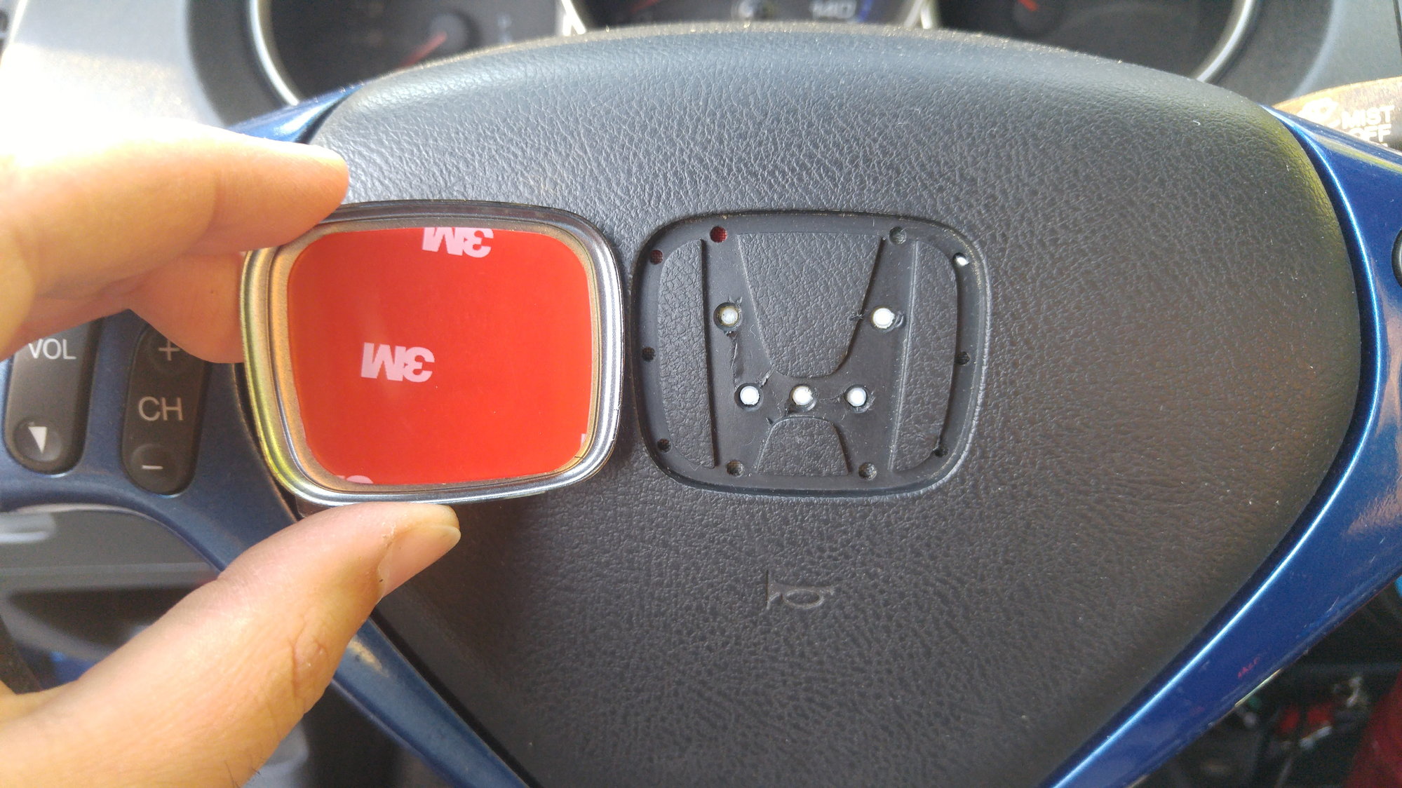 43MM Bling Accessoire Voiture Interieur avec Mercedes-Benz,Emblème