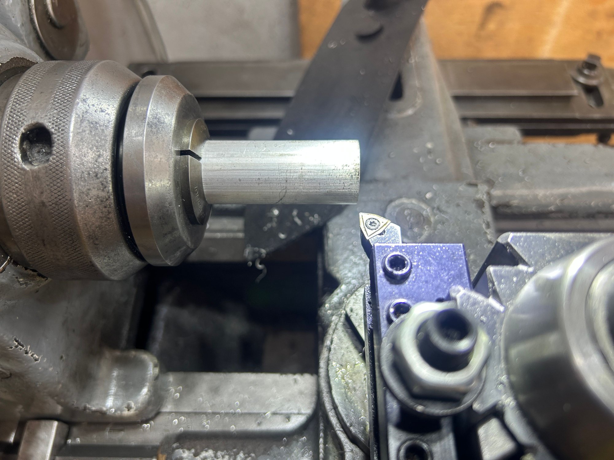 It always starts with something chucked on a lathe.