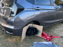 Cleaning up the Drum brakes