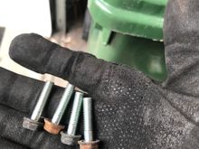 Looks like the coil pack bolts have never been removed. The two rusted heads were for cylinders two and three, probably because the py didn’t get the rust preventative oil bath from the previous owner that added oil like it was a champagne shower. 