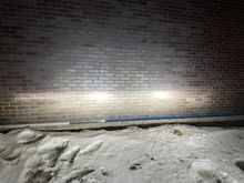 Stock halogen beam pattern. 