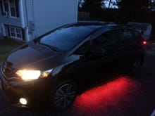 LED underglow red