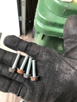 Looks like the coil pack bolts have never been removed. The two rusted heads were for cylinders two and three, probably because the py didn’t get the rust preventative oil bath from the previous owner that added oil like it was a champagne shower. 