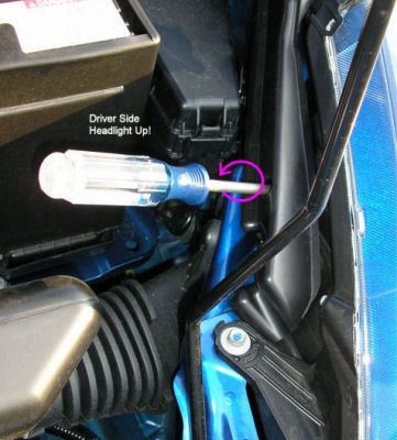 Headlight Adjustment Screw (DS) 400