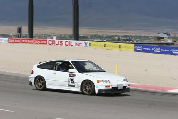 crx finally got on track after last years engine failure on the way to the track - 200 HP is a blast