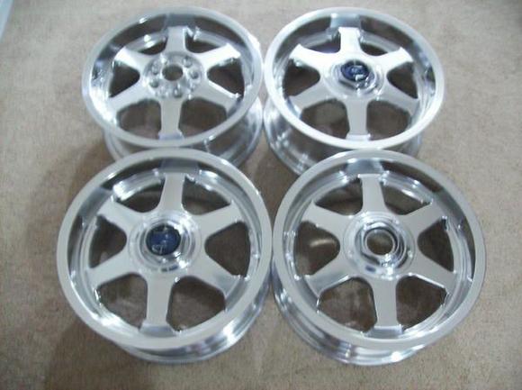 //GTR 1996 manaRay spoRT s-06 (16x7,  45) polished, noT chRomed (flash = on)