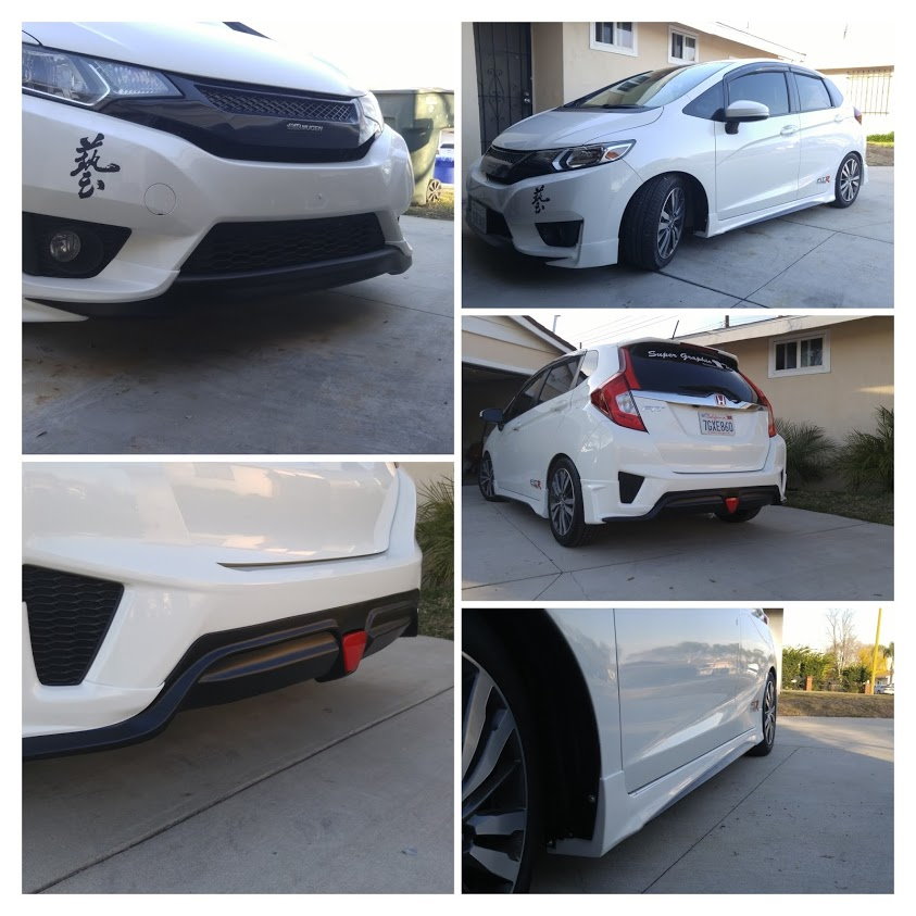 Mugen Style Body Kit For Usdm Model 15 Honda Fit Exist Unofficial Honda Fit Forums