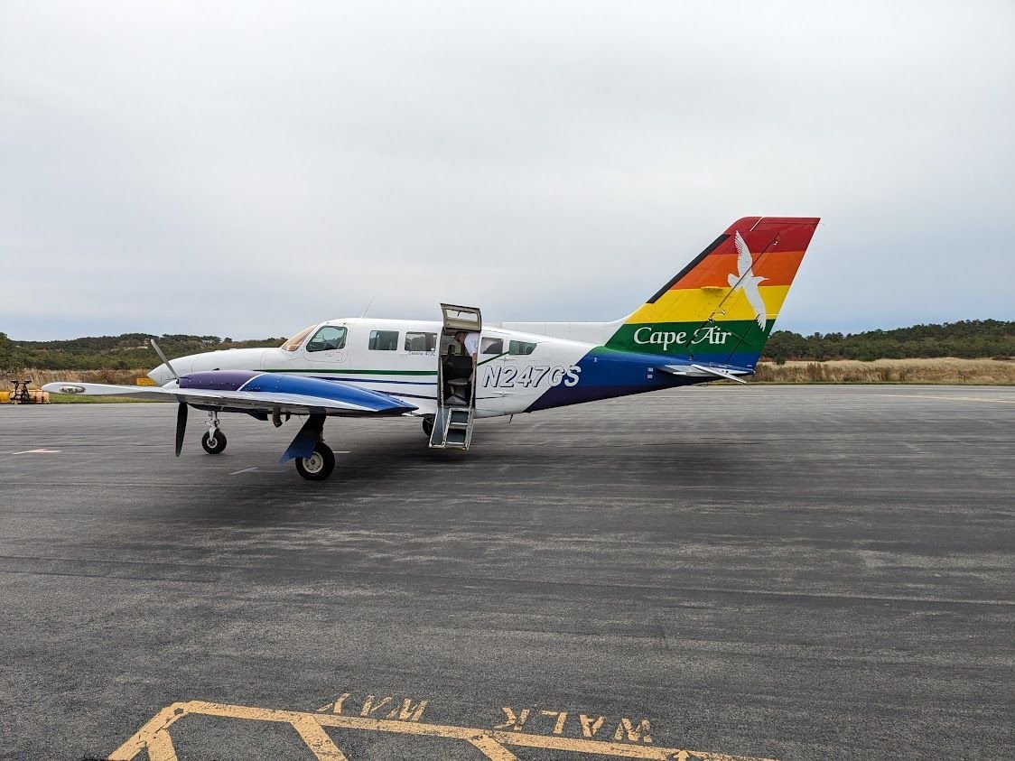 Cape Air plane in Provincetown
