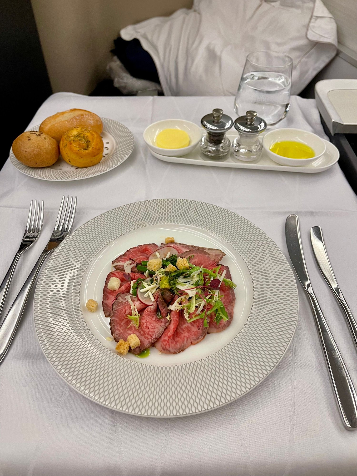 Wagyu sirloin beef carpaccio - tasted very good
