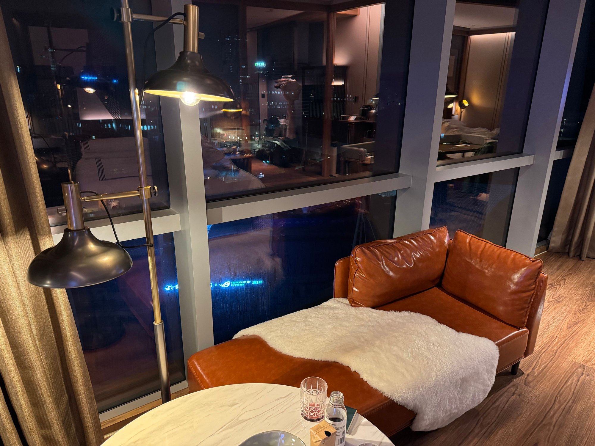 Leather couch