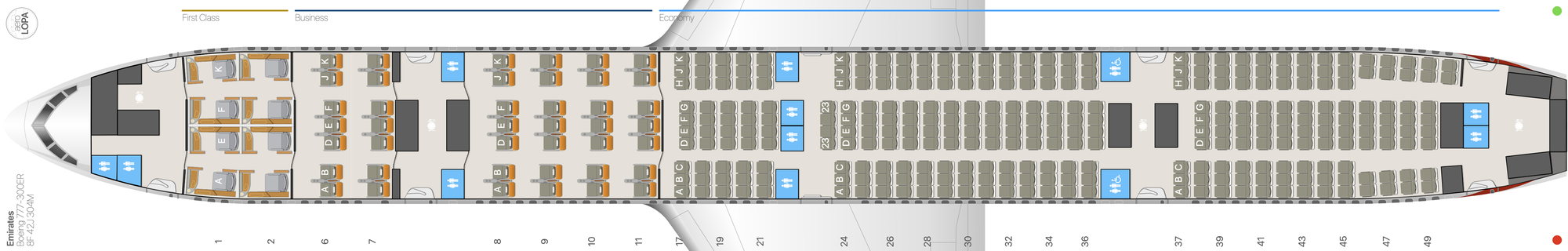 Accurate Seat Maps Of Emirates Aircraft Are Being Added To Aerolopa Flyertalk Forums
