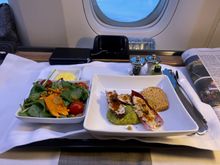 
Starters. It was mentioned up thread that it is an odd combination of crab, caviar and guac. 