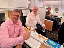 FLASHBACK PHOTO: Nothing beats SWISS First SFO-ZRH-JNB to go home for Christmas