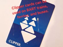 Clipper cards can be bought at SFO airport or load one onto your phone.