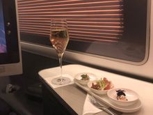 LPGS and canapés straight after take off