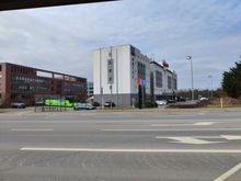 Hotel from bus stop