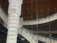 Tall chandelier 