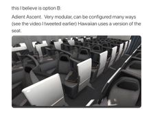 Adient Ascent seat under consideration, c/o JonNYC 