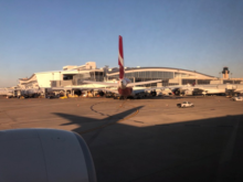 A different view on my arrival at DFW.