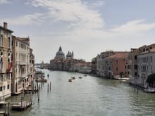 View from Accademia bridge towards Salute