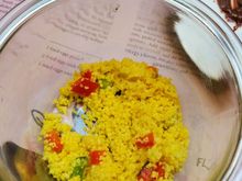 Quinoa or Cous Cous (I forget which this was) but I loved it