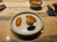 Yellow Fin Horse, Scallop and Caviar