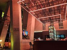 Bark restaurant and bar by night