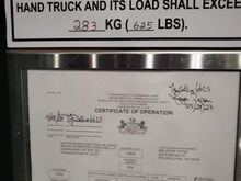 Expired elevator certificate