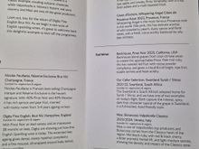 And the selection of wines. 