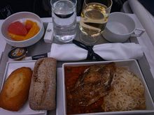 Pre arrival chicken dish was also very nice. Chicken was moist and flavorful. 