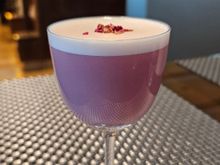 One of Spring cocktails but they didn't one of the ingredients, so made a special one. 