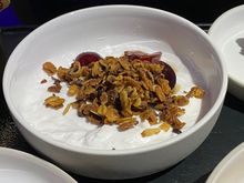 COCONUT YOGURT - cherries, cacao nibs granola