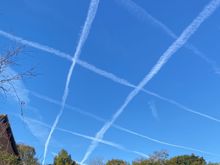 Nice day for flying and playing noughts and crosses.