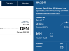 IAH-DEN status