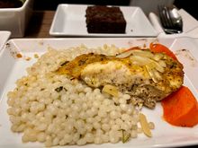 Moroccan chicken with carrots and couscous